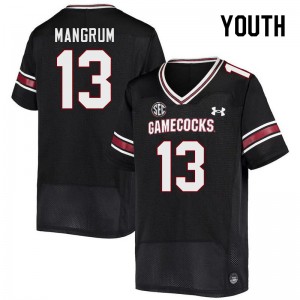 Youth Payton Mangrum Black South Carolina College Football #13 Jersey 805705-839