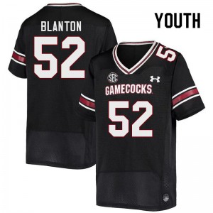 Youth Stone Blanton Black Gamecocks College Football #52 Jersey 866769-320