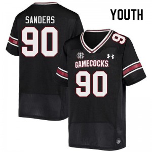 Youth T.J. Sanders Black South Carolina College Football #90 Jersey 123921-972