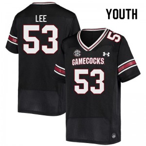 Youth Vershon Lee Black Gamecocks College Football #53 Jersey 208794-293