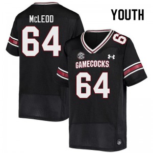 Youth Xzavier McLeod Black University of South Carolina College Football #64 Jersey 755947-336