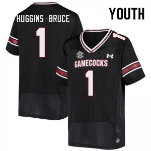 Youth Ahmari Huggins-Bruce Black South Carolina Gamecocks College Football #1 Jersey 183069-517