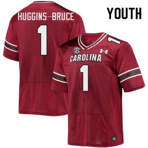 Youth Ahmari Huggins-Bruce Garnet University of South Carolina College Football #1 Jersey 914266-408