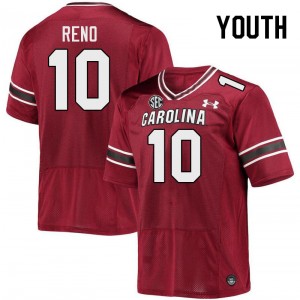Youth Dante Reno Garnet South Carolina College Football #10 Jersey 193621-419