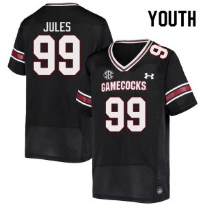 Youth DeAndre Jules Black South Carolina College Football #99 Jersey 495977-578