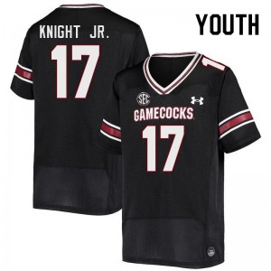 Youth Demetrius Knight Jr. Black South Carolina Gamecocks College Football #17 Jersey 752443-553