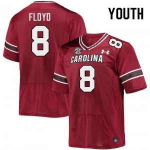 Youth Emory Floyd Garnet Gamecocks College Football #8 Jersey 550466-568