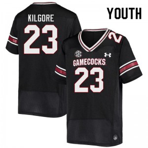 Youth Gerald Kilgore Black University of South Carolina College Football #23 Jersey 720386-547