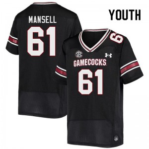 Youth Ni Mansell Black University of South Carolina College Football #61 Jersey 123553-580