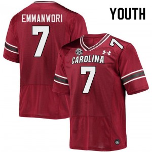 Youth Nick Emmanwori Garnet South Carolina College Football #7 Jersey 471901-597