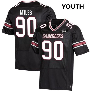 Youth Davonte Miles Black South Carolina Gamecocks College Football #90 Jerseys 681085-474