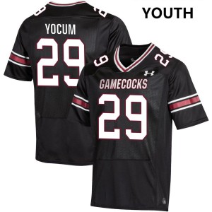 Youth Gunnar Yocum Black Gamecocks College Football #29 Jerseys 702707-506