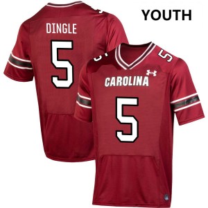 Youth Jordan Dingle Garnet South Carolina College Football #5 Jersey 164926-730