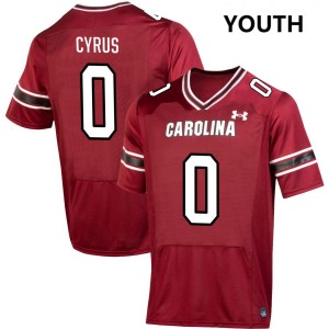 Youth Lex Cyrus Garnet South Carolina College Football #0 Jersey 944317-508