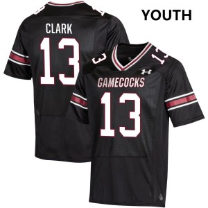 Youth Malik Clark Black Gamecocks College Football #13 Jersey 667010-908