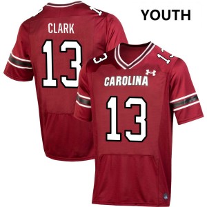 Youth Malik Clark Garnet South Carolina Gamecocks College Football #13 Jerseys 829434-467