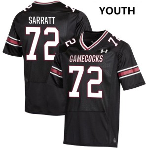 Youth Shedrick Sarratt Jr. Black South Carolina Gamecocks College Football #72 Jerseys 772795-288