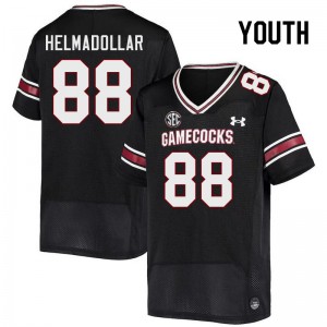 Youth Will Helmadollar Black South Carolina Gamecocks College Football #88 Jersey 420644-868