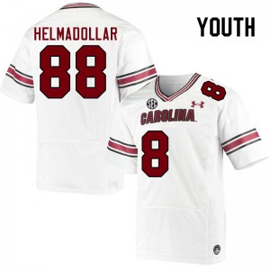 Youth Will Helmadollar White University of South Carolina College Football #88 Jersey 428593-431