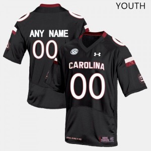 Youth Custom Black South Carolina College Football #00 Jersey 587675-436