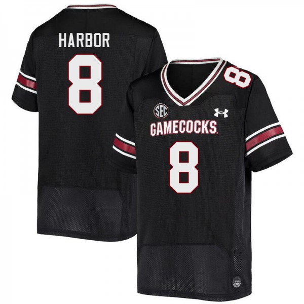 Men Nyck Harbor Black South Carolina Gamecocks College Football 8 Jersey 526869 295